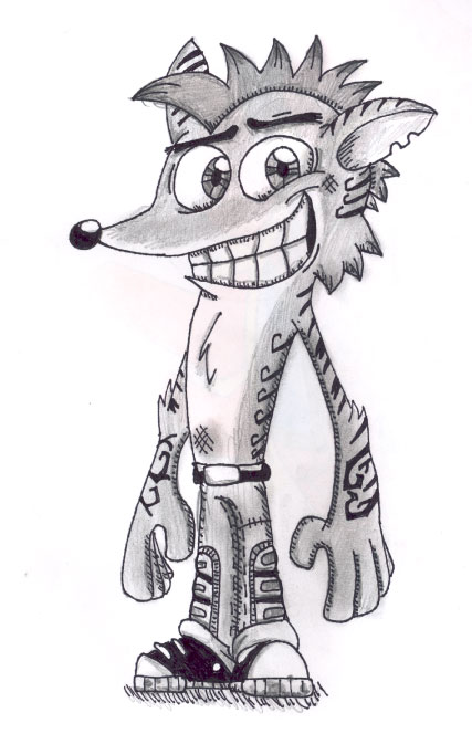 427x664 Crash Sketch By Jakrabbit96 - Crash Sketch