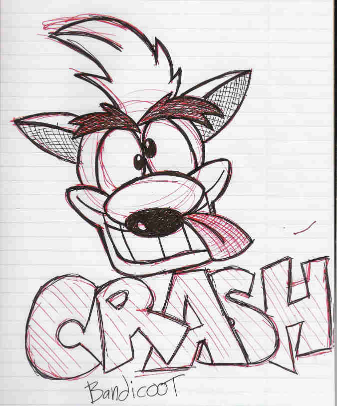 675x813 Crash Sketch By Werewoolfeh - Crash Sketch