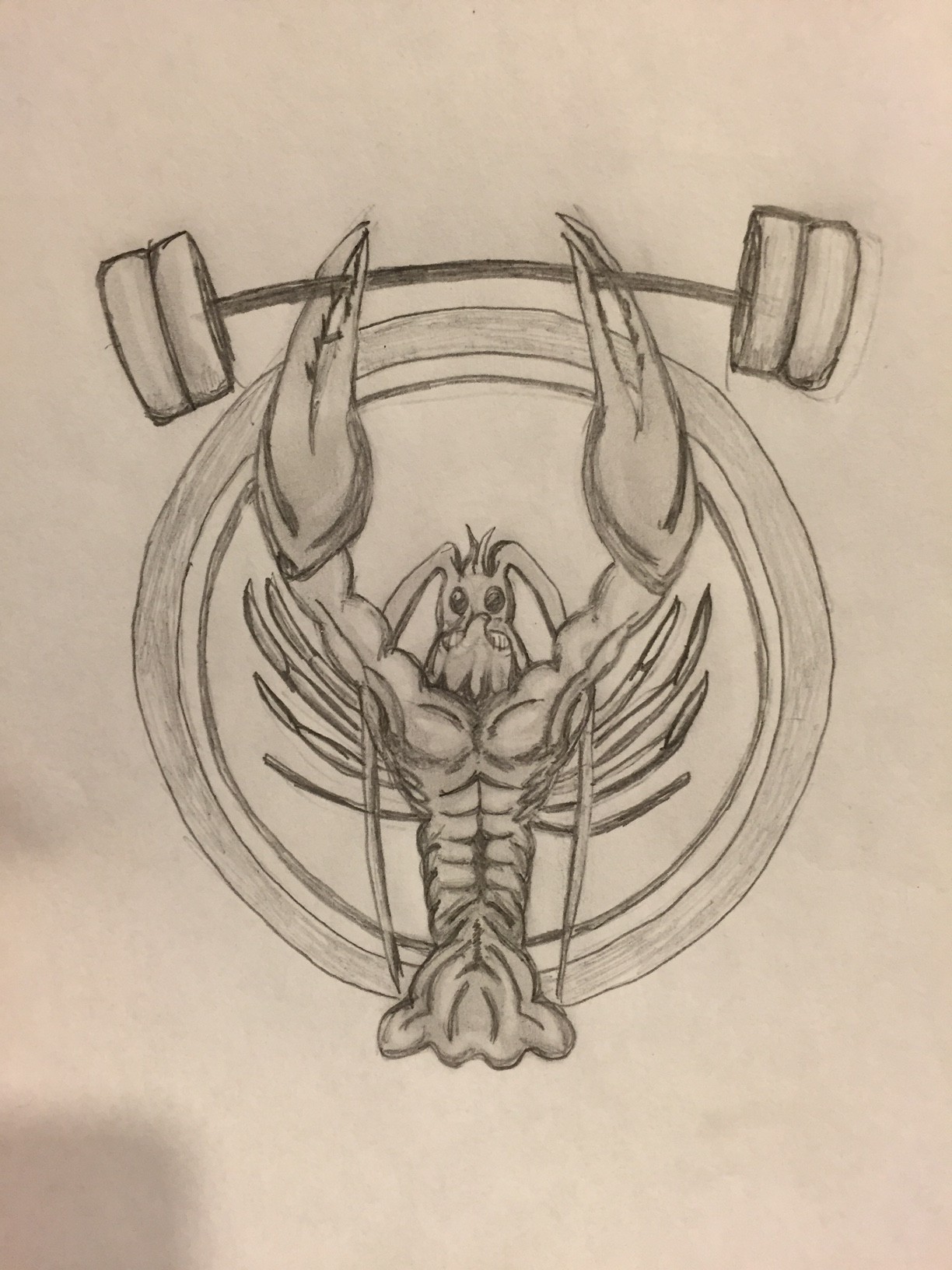 1224x1632 Crawfish Challenge New Logo Rough Sketch - Crawfish Sketch