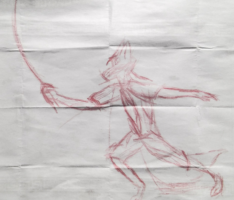 967x827 Parry (Crayon Sketch) By Crimsonfox74 - Crayon Sketch