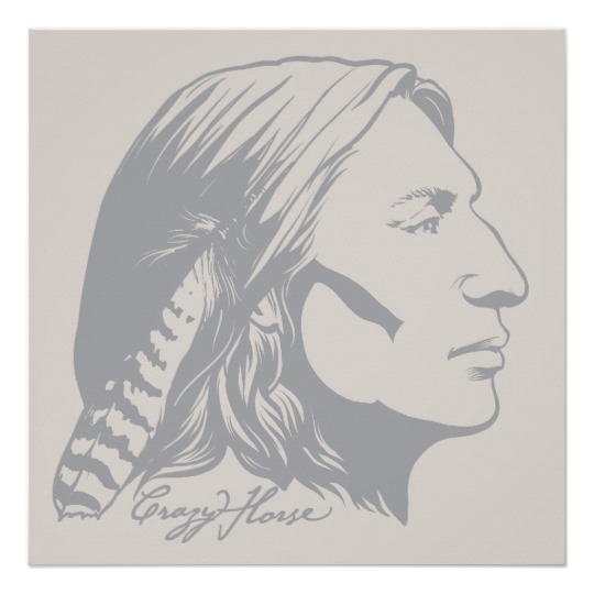 540x540 Crazy Horse Poster - Crazy Horse Sketch