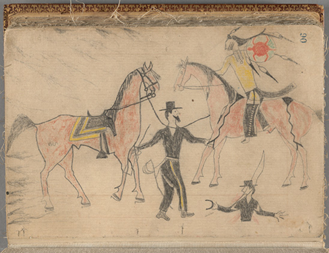 668x513 Is This Drawing A Self Portrait Of Crazy Horse Red Power Media - Crazy Horse Sketch