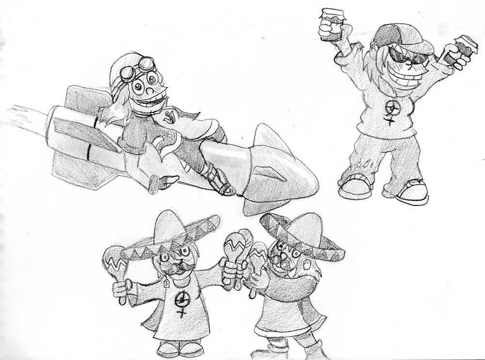 999x743 Crazy Sketches By Novum Semita - Crazy Sketches