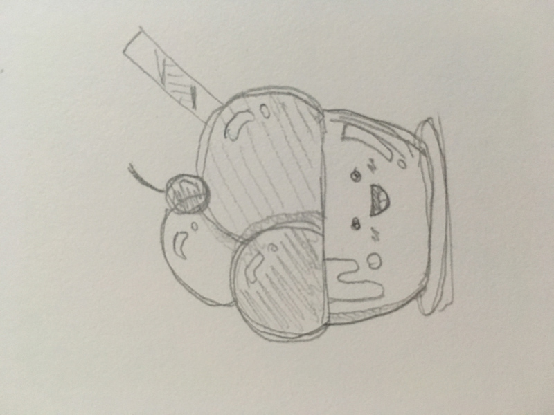 800x600 Ice Cream Illustration Made With Sketch App - Cream Sketch