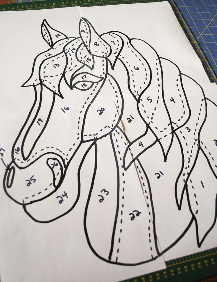 696x906 How To Create Your Own Fusible Applique Pattern From A Drawing - Create Your Own Sketch