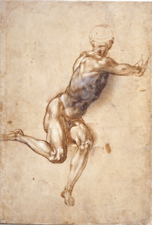 303x450 Studies For The Battle Of Cascina And The Creation Of Adam - Creation Of Adam Sketch