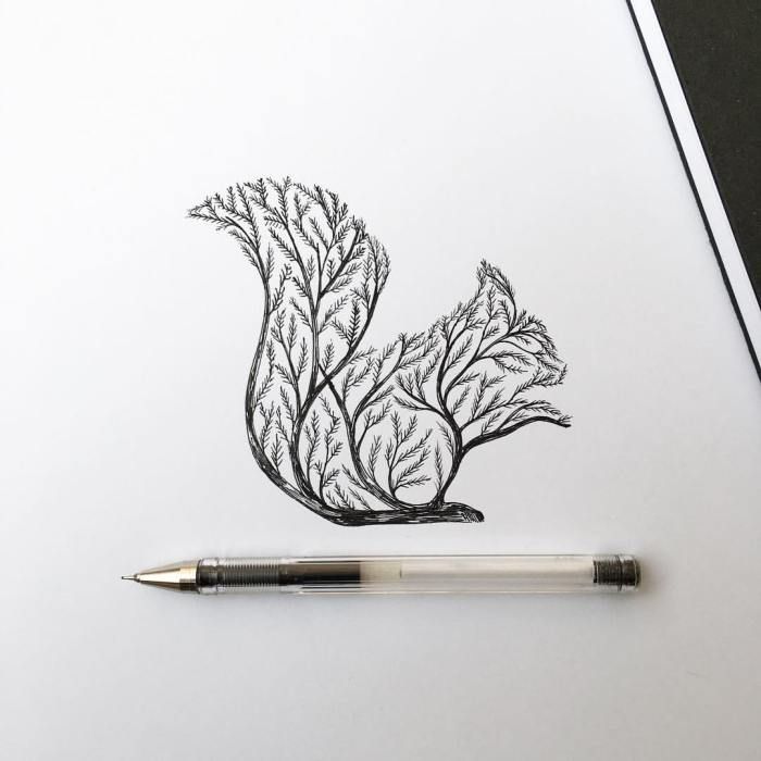 700x700 Image Result For Creative Drawings Animals - Creative Sketches