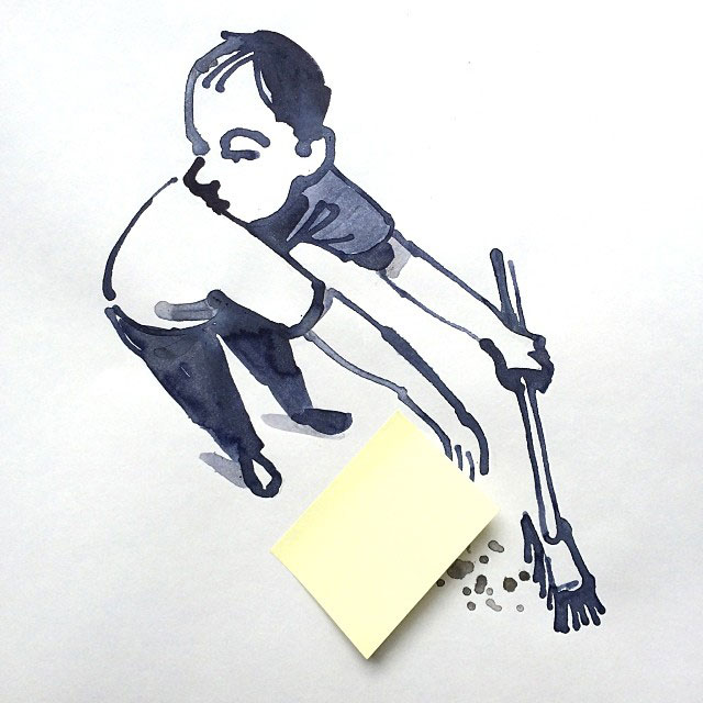 640x640 Creative Sketches With Everyday Objects By Christoph Niemann (6 - Creative Sketches