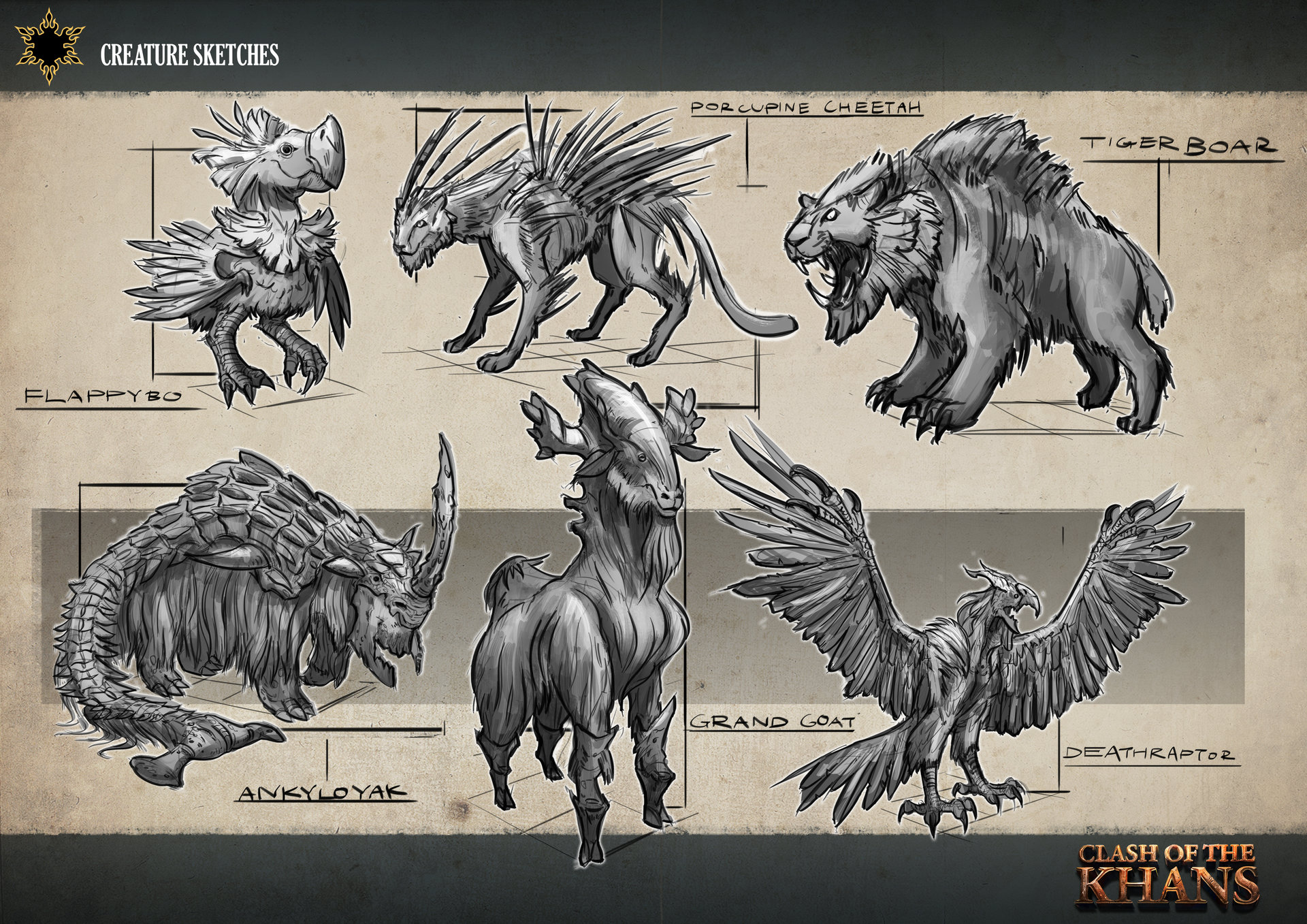 1920x1357 Tj Foo - Creature Sketches