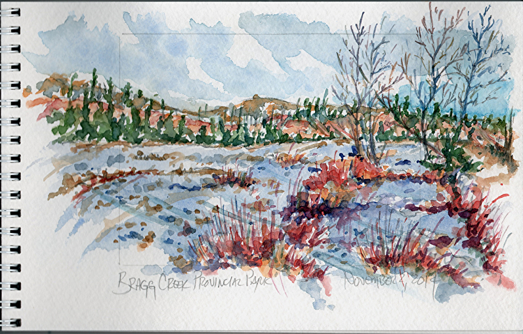 750x479 Norman Grier - Creek Sketch