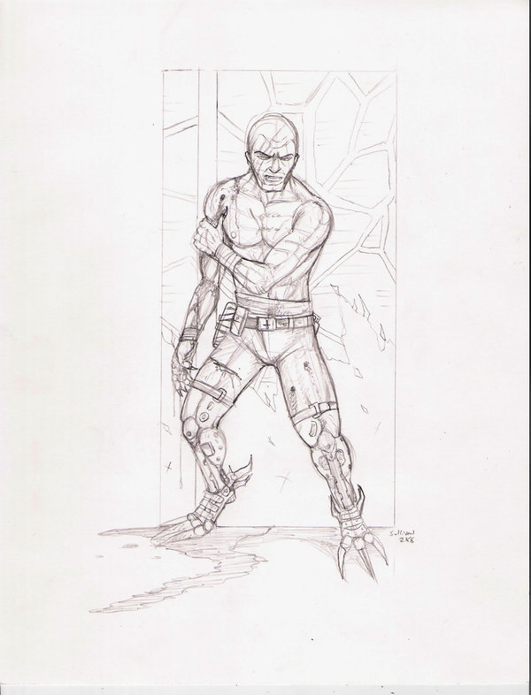 600x786 Creeper Redo Sketch By Patrickhsullivan - Creeper Sketch