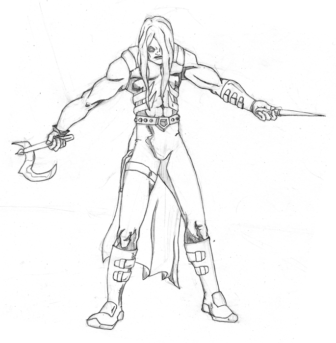 685x700 Grimm Creeper Quick Sketch - Creeper Sketch