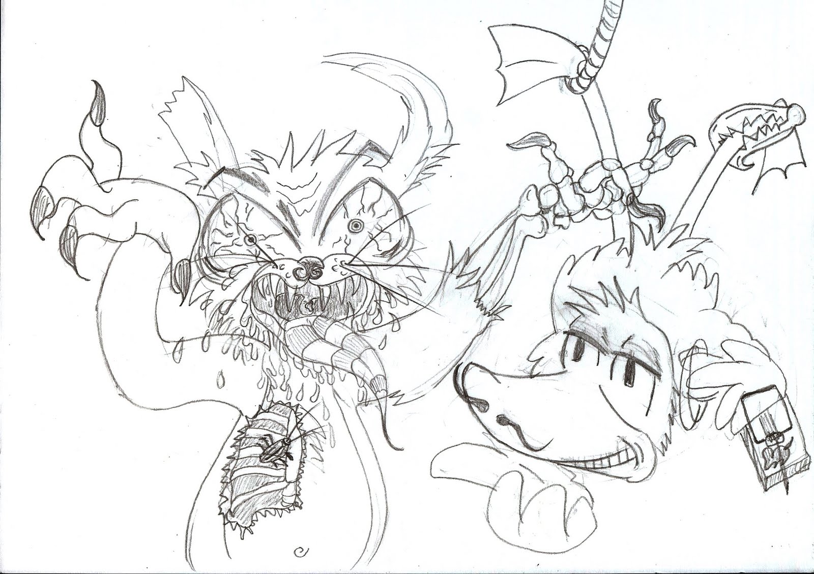 1600x1129 Draw With Joe Creepy Sketches - Creepy Sketches