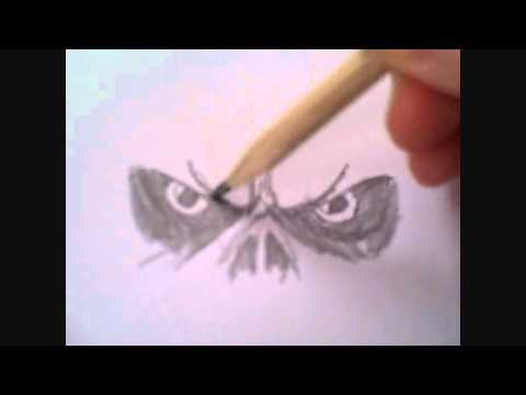 480x360 How To Draw Scary Skull Eyes - Creepy Skull Sketch
