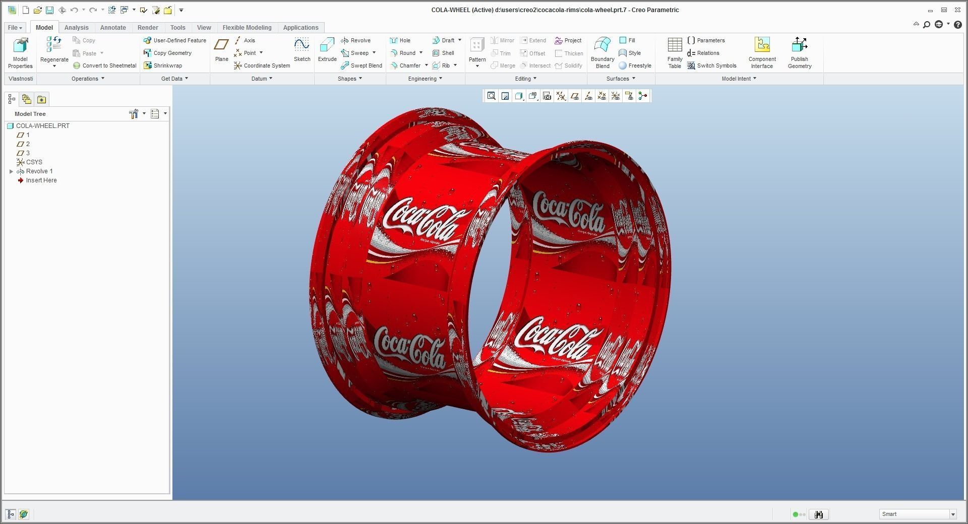 1920x1040 Tutorial How To Create Rims From Cans With Creo Parametric Free 3d - Creo 3d Sketch