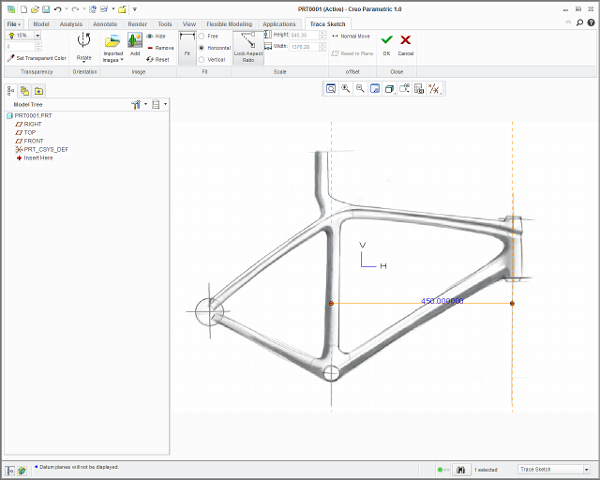 600x480 Enhancement Details Trace Sketch Is Improved - Creo Sketch
