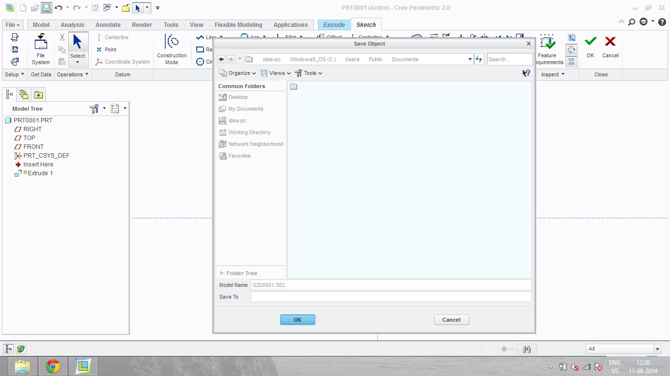 1366x768 How To Save User Defined Sketch In Palette Of Creo Parametric - Creo Sketch