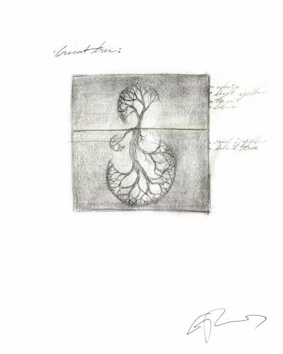 576x720 Eric Pollard Sketch Art - Crescent Sketch