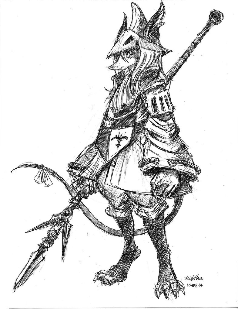 785x1017 Inktober - Crescent Sketch