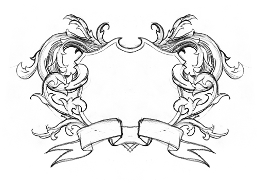 500x357 Pencilbomb Bud Crest - Crest Sketch