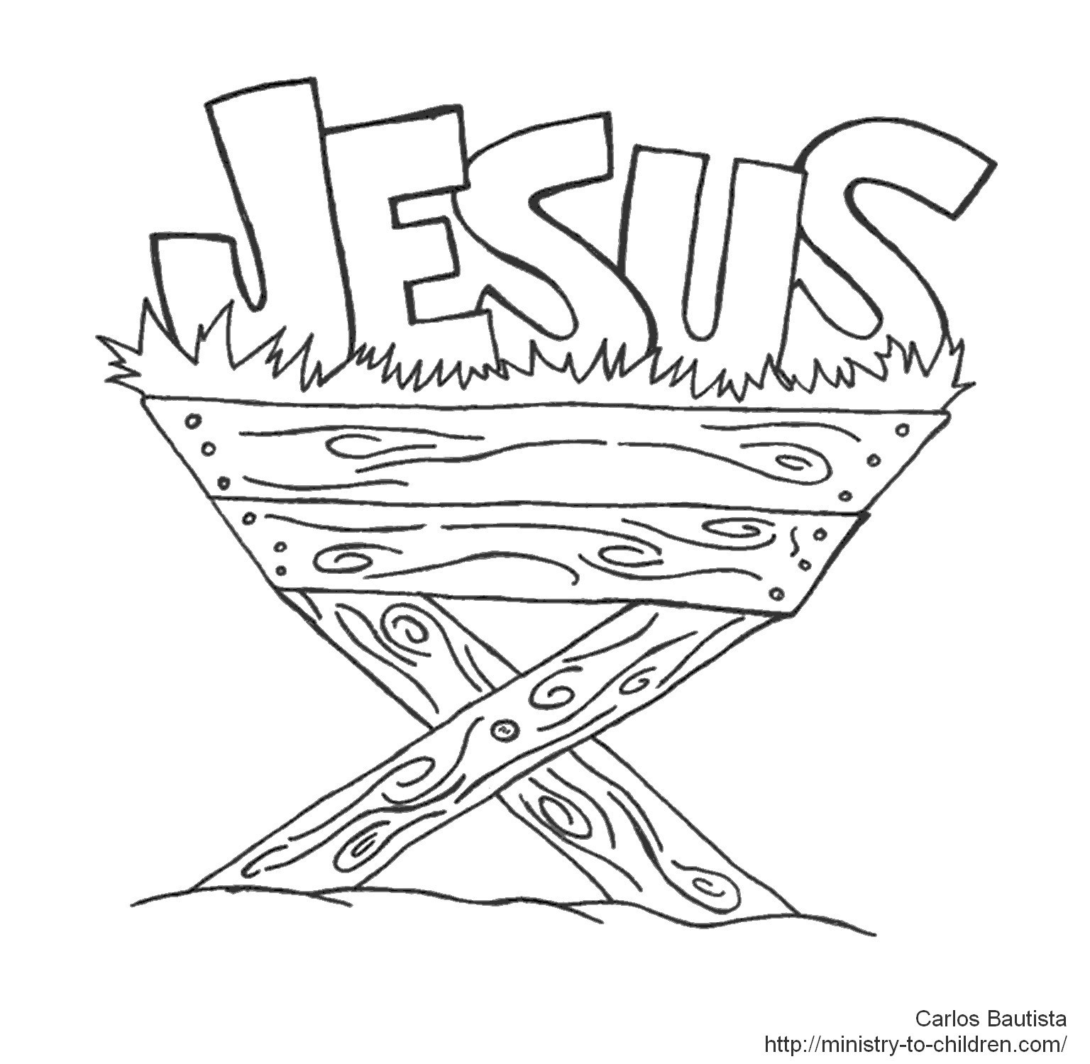 1536x1500 Collection Of Jesus Crib Drawing High Quality, Free Cliparts - Crib Sketch