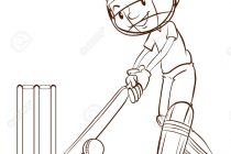 210x140 Tag Drawing A Cricket Bat - Cricket Bat Sketch