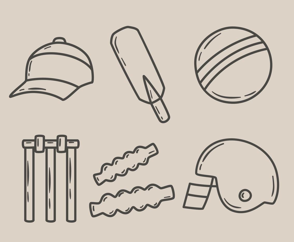 1136x936 Sketch Cricket Element Vector Vector Art Amp Graphics - Cricket Sketch