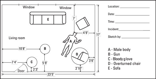 535x272 Crime Scene Body Of Diagrams - Crime Scene Sketch Examples