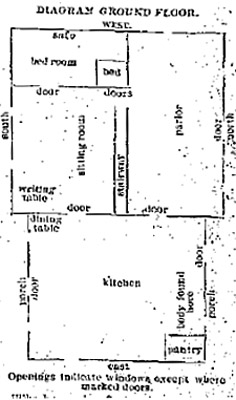 236x400 Nurre Crime Scene Sketch - Crime Sketch