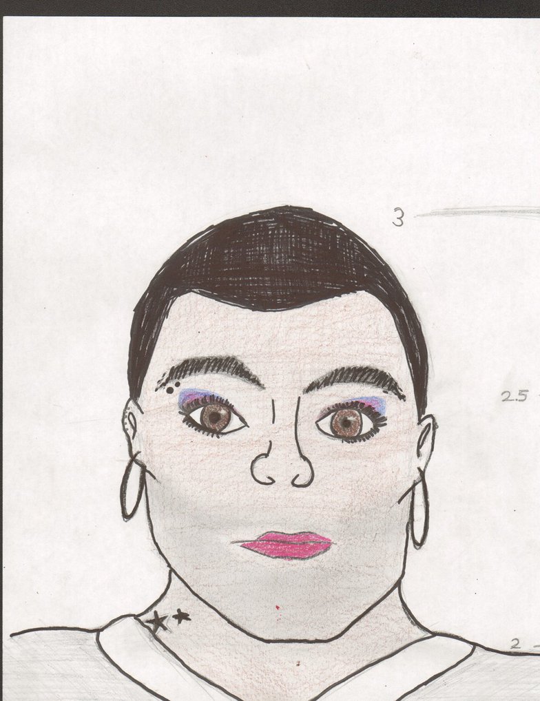 784x1018 Criminal Sketch By Carplyn - Criminal Sketch