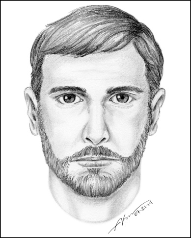389x486 Long Beach Police Release Sketch Of Suspect In Alleged Hate Crime - Criminal Sketch