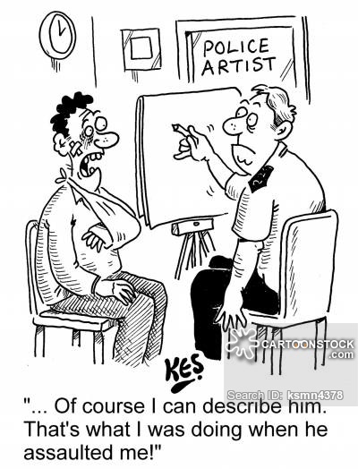 400x524 Police Sketch Artist Cartoons And Comics - Criminal Sketch Artist