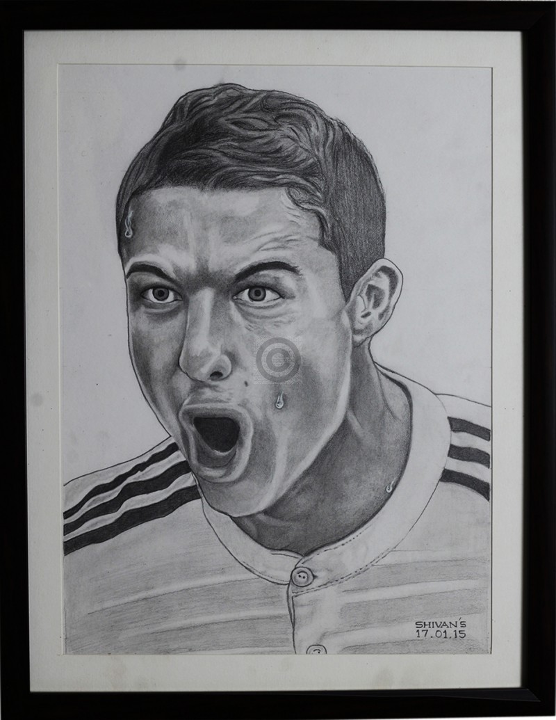 Cristiano Ronaldo Sketch at PaintingValley.com | Explore collection of ...