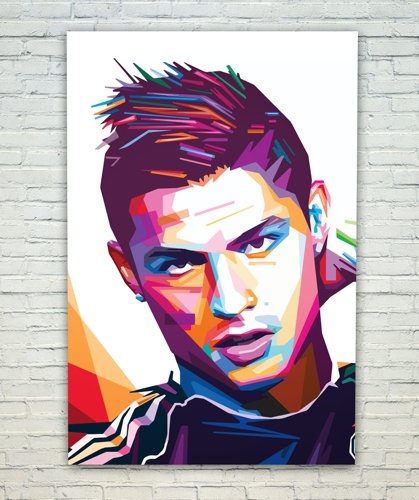 419x500 Posterskart Cristiano Ronaldo Poster For Room 300 Gsm Matte Finish - Cristiano Ronaldo Sketch