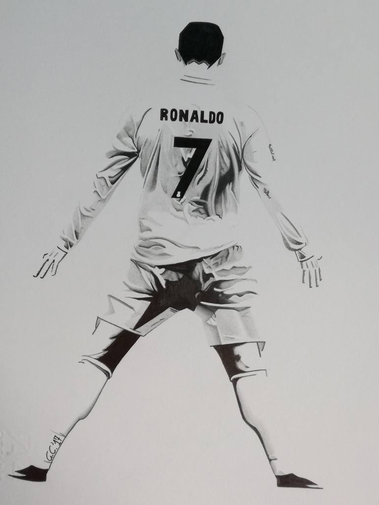 Cristiano Ronaldo Sketch at PaintingValley.com | Explore collection of