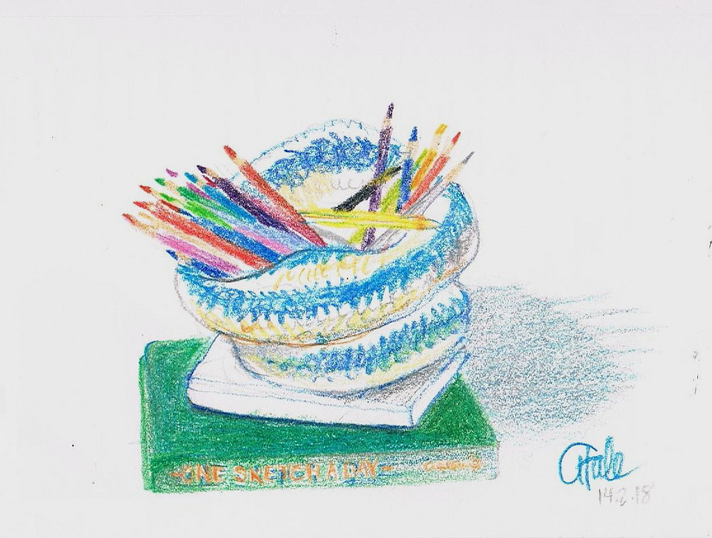 1024x775 Sketch Kit I Wanted To Try To Show The Crochet Carrier - Crochet Sketch