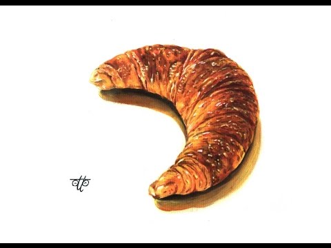 480x360 How To Draw A Croissant - Croissant Sketch