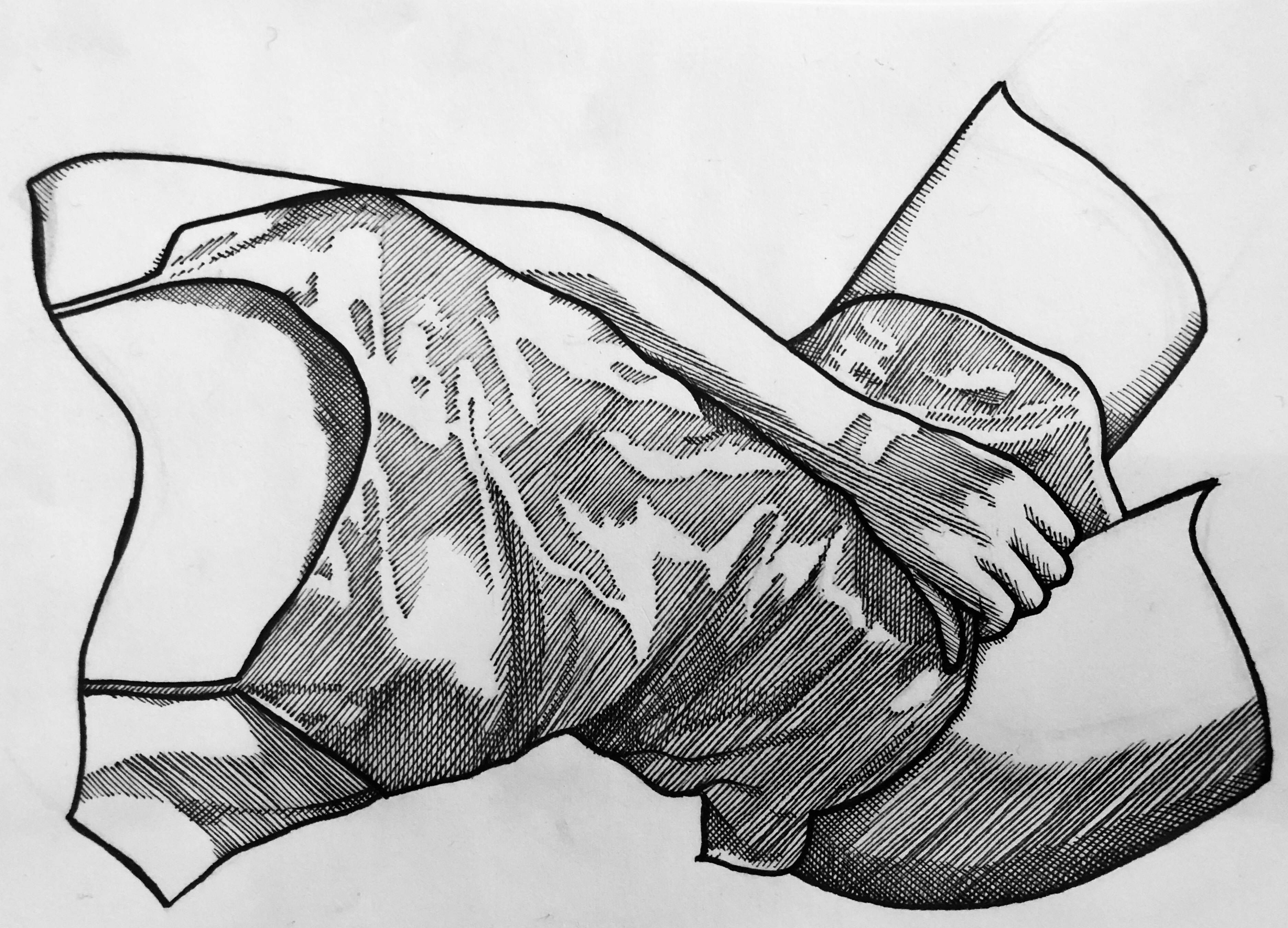 3752x2704 Easy Cross Hatching Drawing - Cross Hatching Sketch