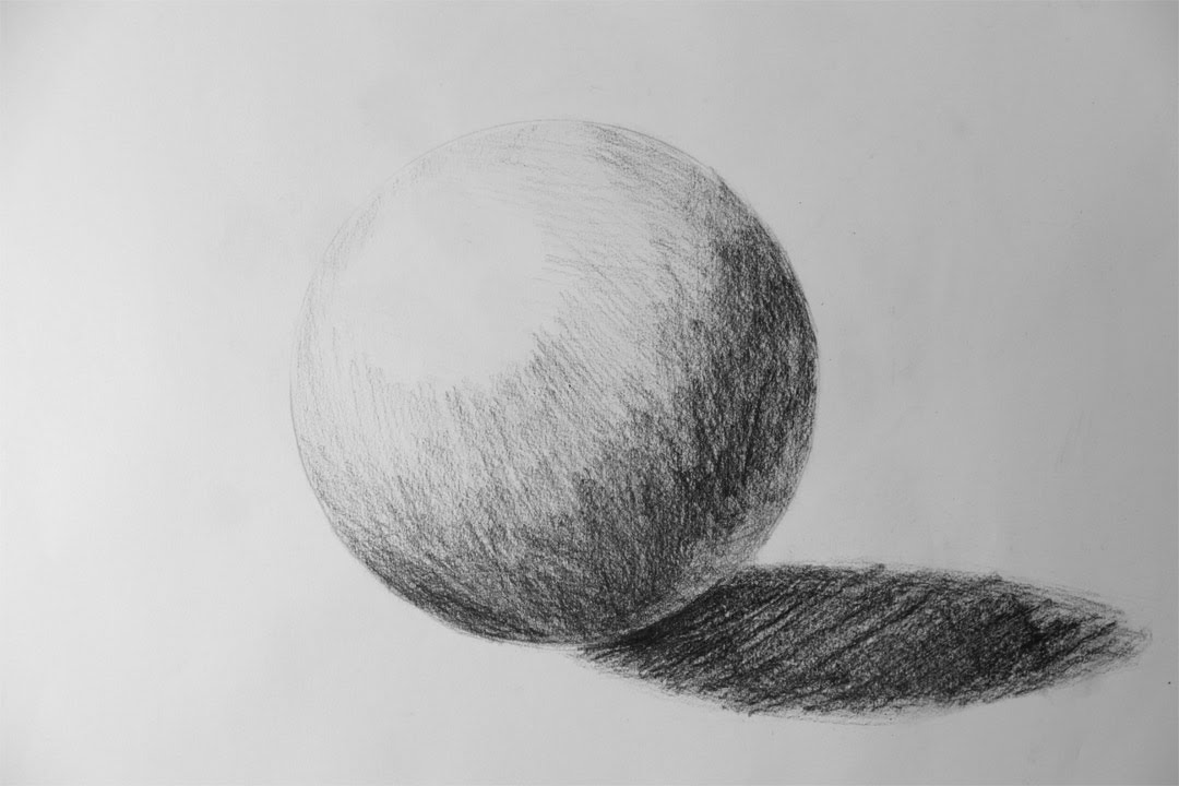 1080x720 How To Draw Shadows With Hatching And Crosshatching - Cross Hatching Sketch