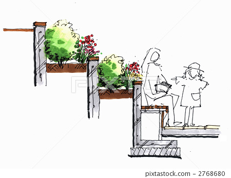 450x347 Image Sketch, Cross Section Diagram, Marker - Cross Section Sketch