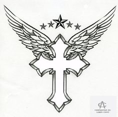 236x233 The 31 Best Cross Outline Tattoo Designs Images - Cross Sketch Tattoo