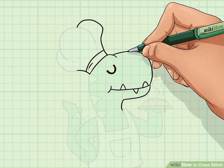 728x546 The Easiest Way To Cross Stitch - Cross Stitch Sketch