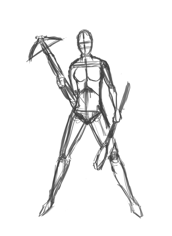 576x790 Vampire Heart (Part 1) Oodles Of Doodles - Crossbow Sketch