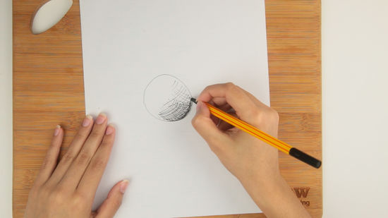 550x309 How To Cross Hatch 15 Steps (With Pictures) - Crosshatch Sketch