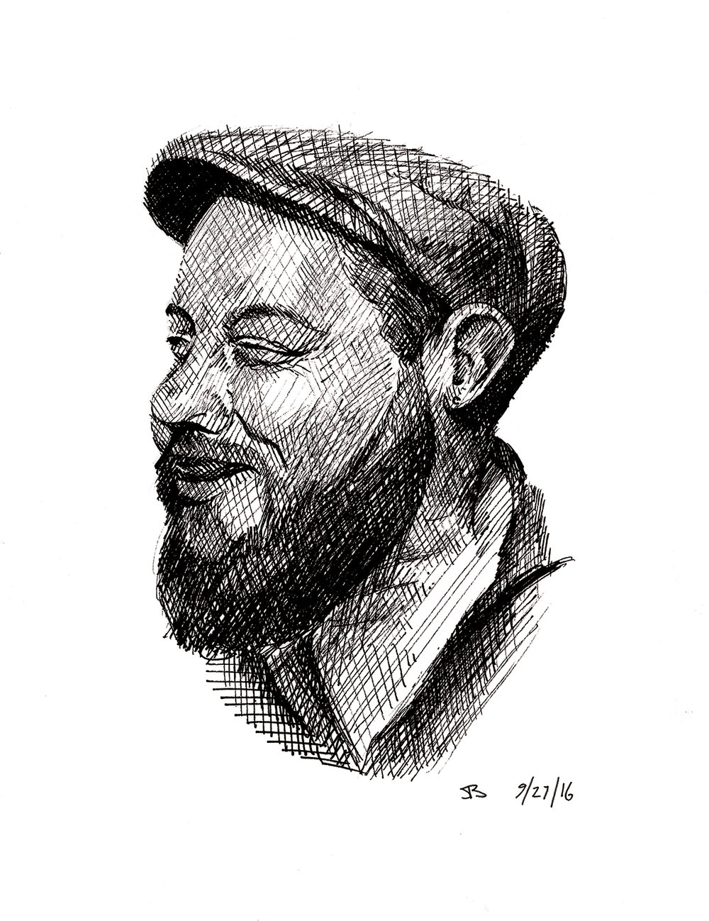 1000x1298 Sketches Amp Exercises Spencer Bowers - Crosshatch Sketch