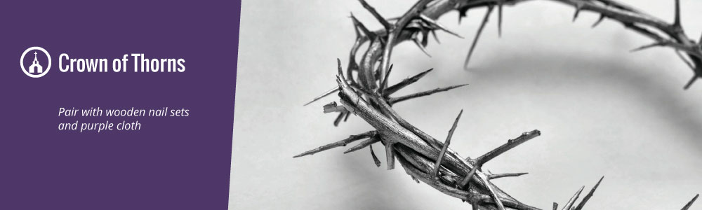1000x300 Crown Of Thorns Church Supplies Concordia Supply - Crown Of Thorns Sketch