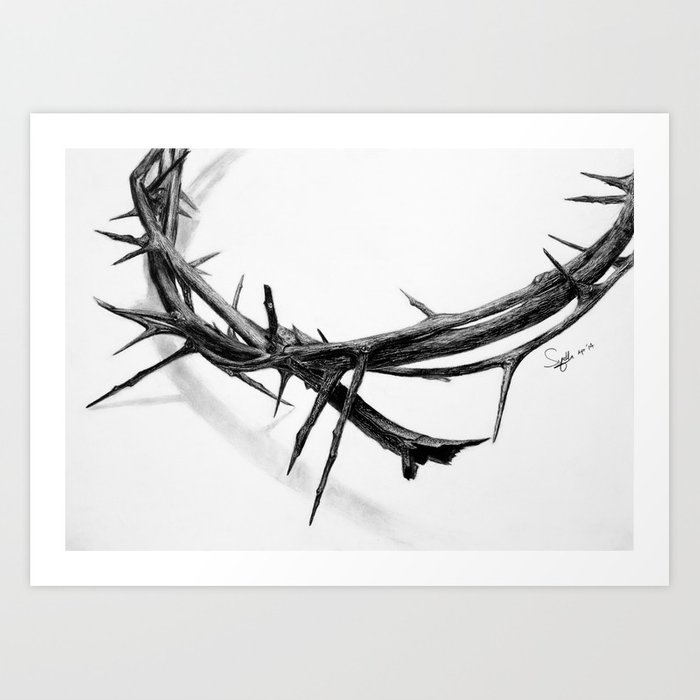 Crown Of Thorns Sketch at Explore