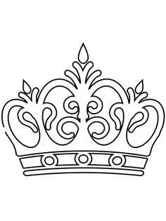 236x315 Crown Sketch For Colouring - Crown Sketch