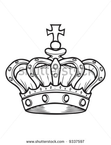 360x470 Best Crown Tattoo Designs - Crown Tattoo Sketch