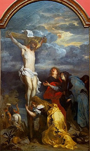 300x503 Crucifixion (Van Dyck) - Crucifiction Sketch